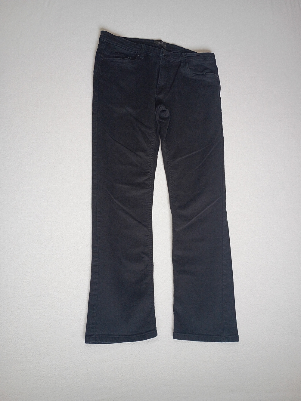 JACHS Girlfriend Mens Jeans Size 36x32 Charcoal Gray Black Straight Leg